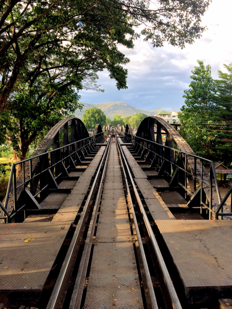 Kanchanaburi bridge in Thailand