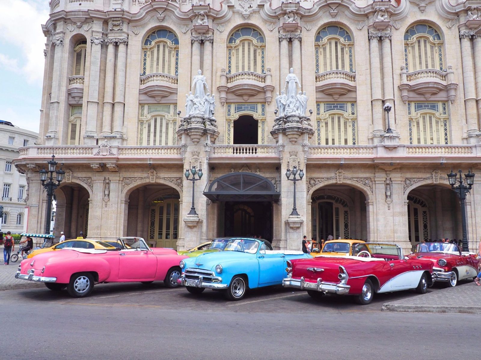Colorful old cars in Havana