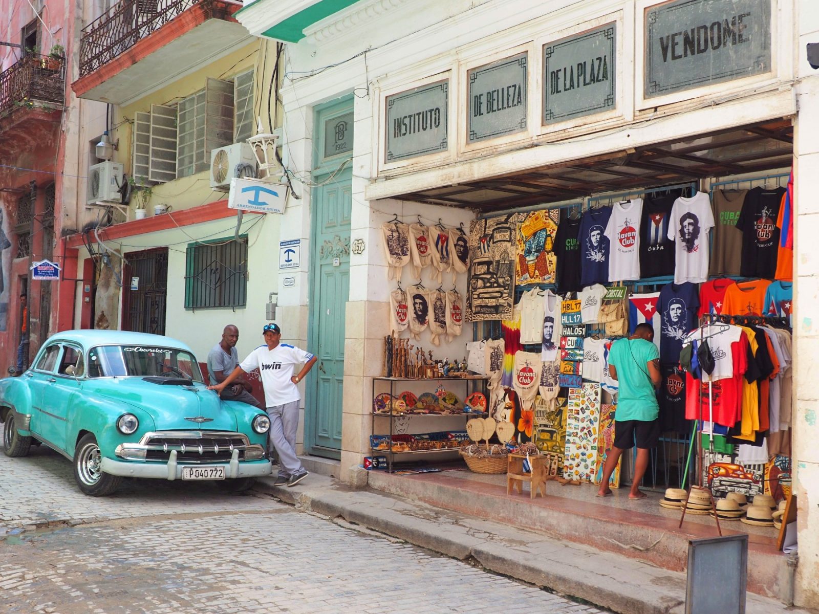 Small local shop with souvenirs in Havana