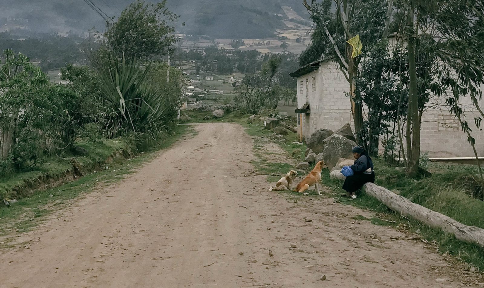 On the way to El Lechero in Otavalo