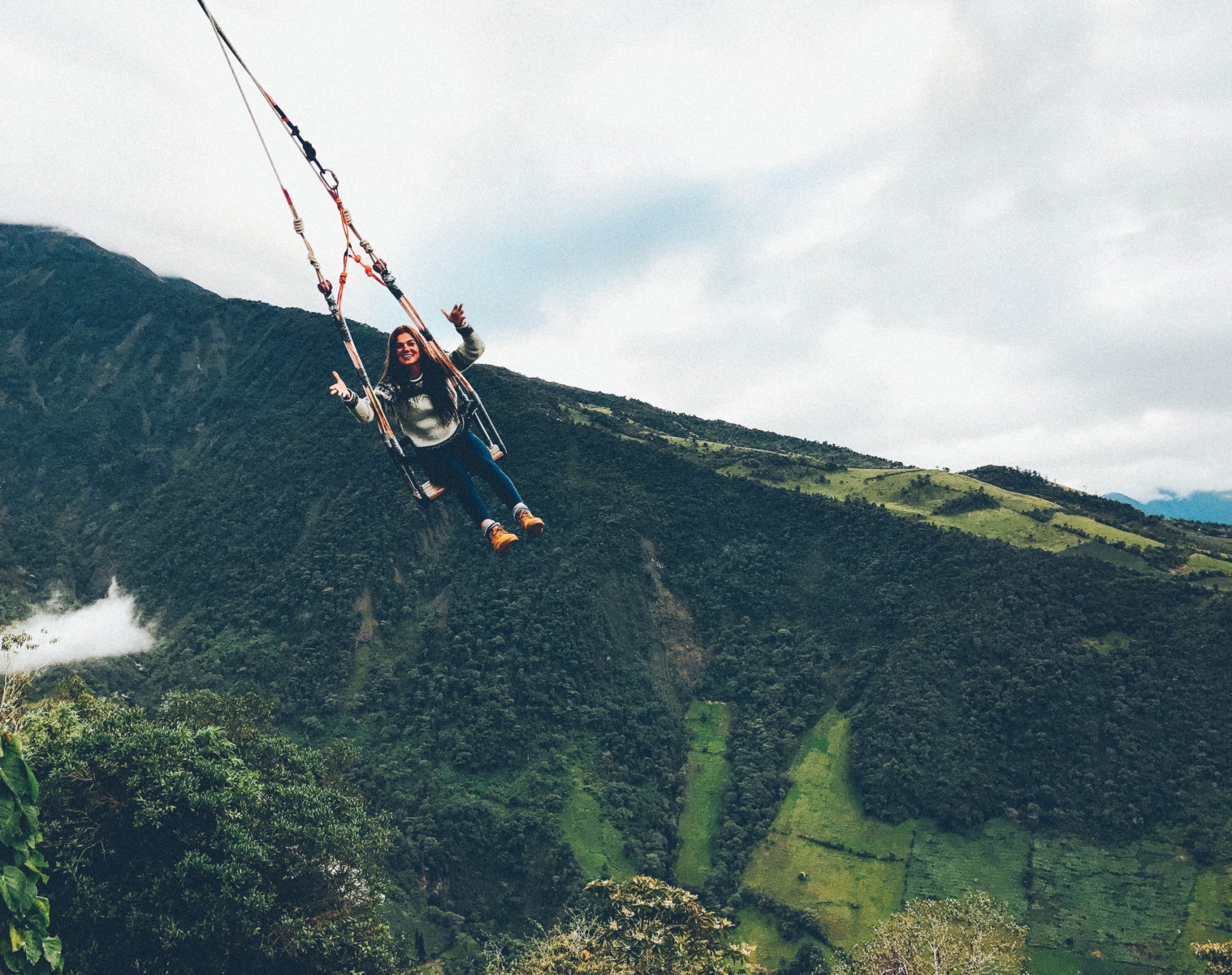 Swing at the End of the World in Ecuador