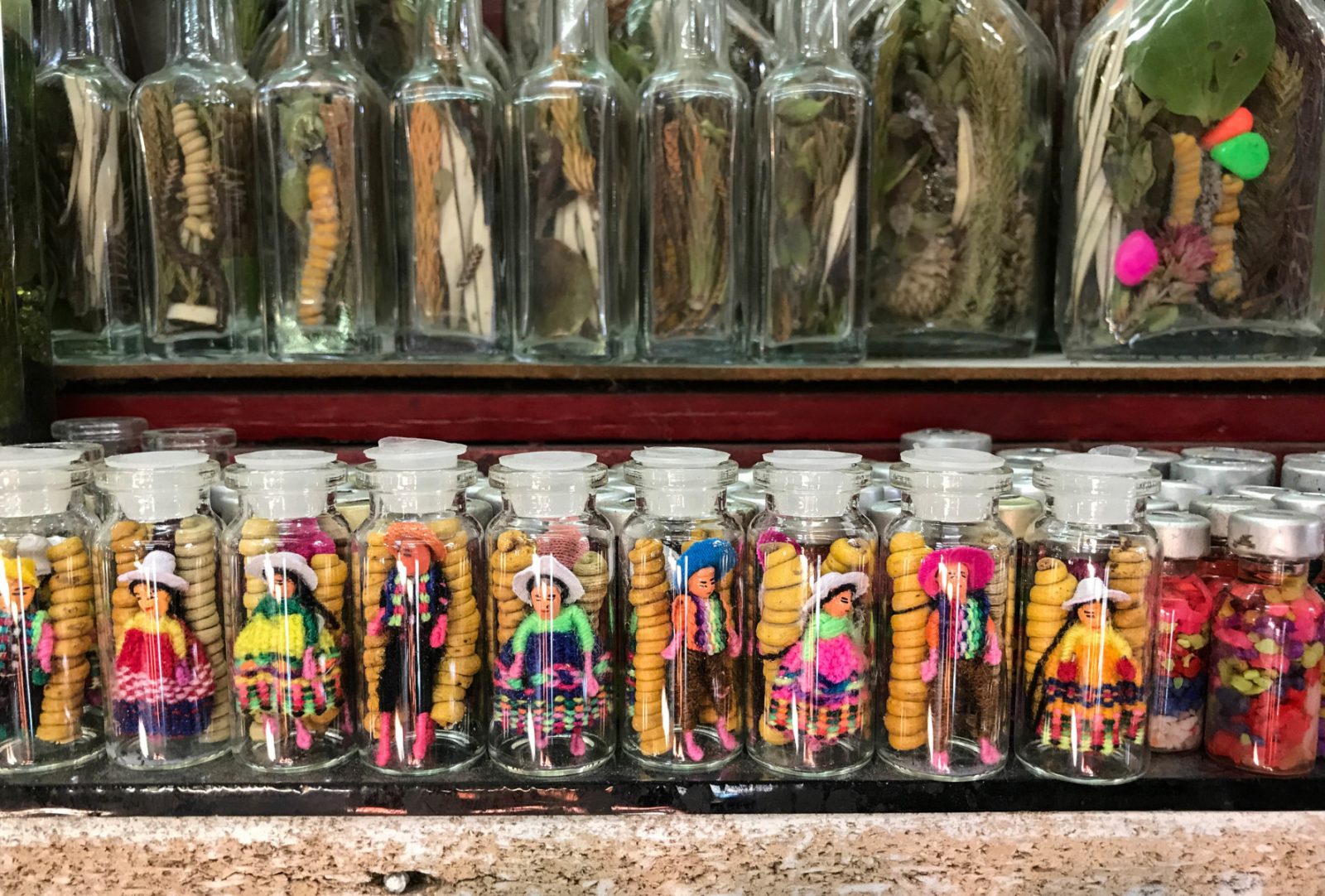 elixir at witches market in Peru