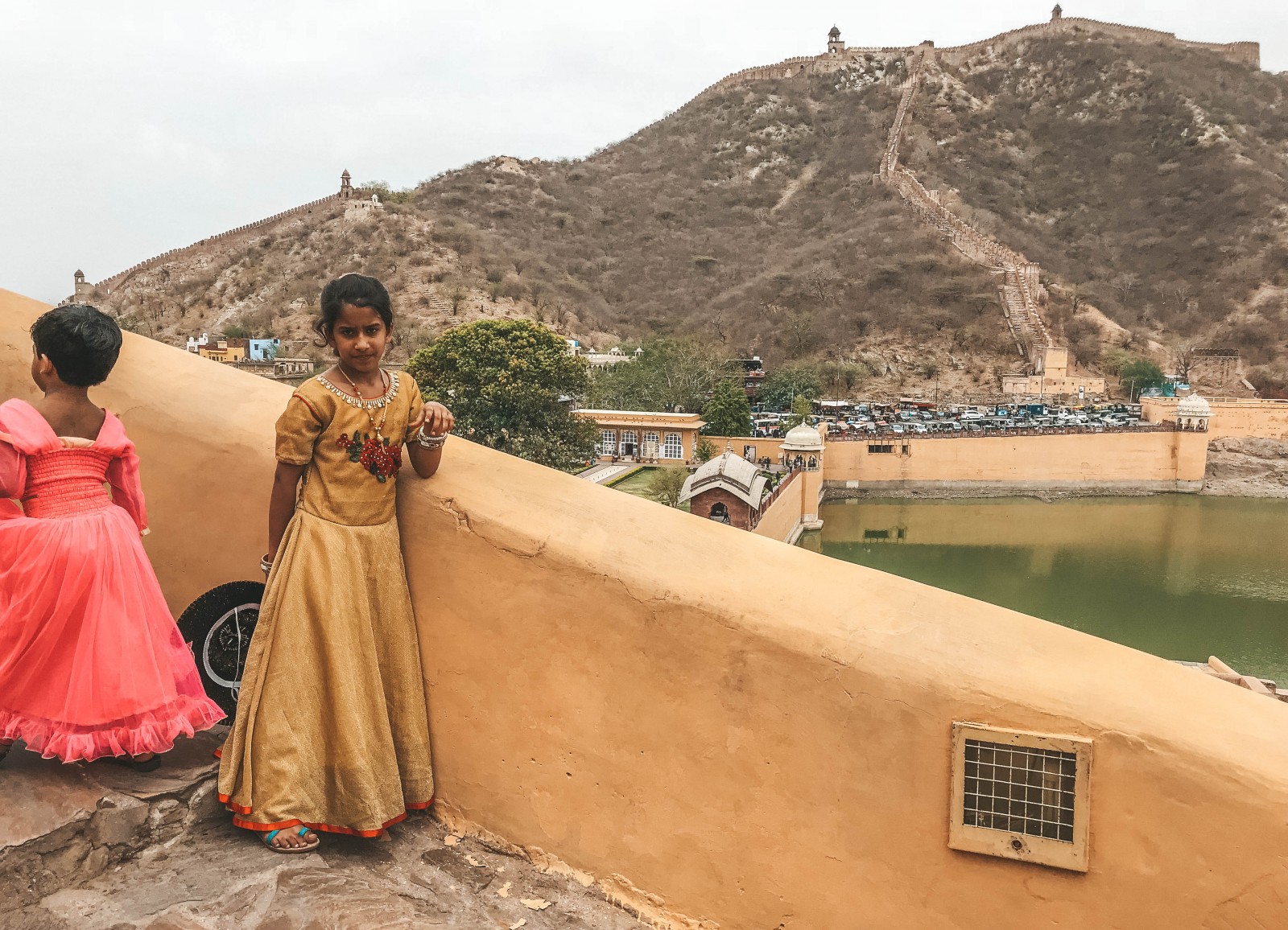 A little Indian girl in Amber Fort