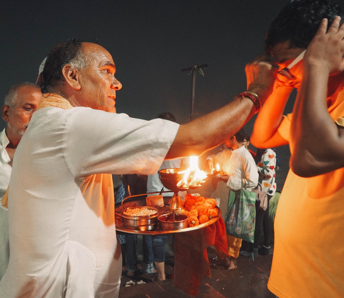 Ceremony at Triveni Ghat