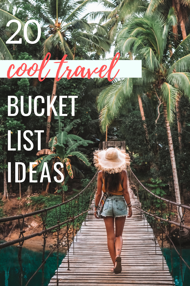 travel bucket list ideas 