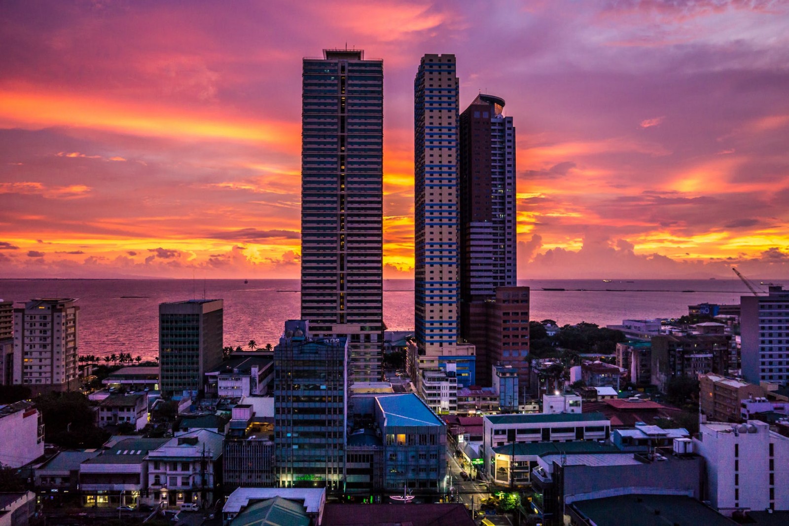 Sunset view in Manila