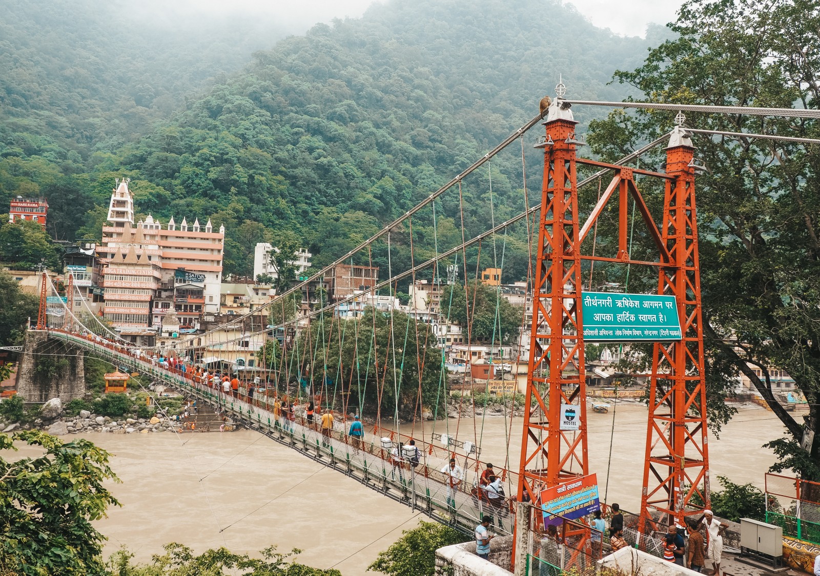 bridge in Rishikesh