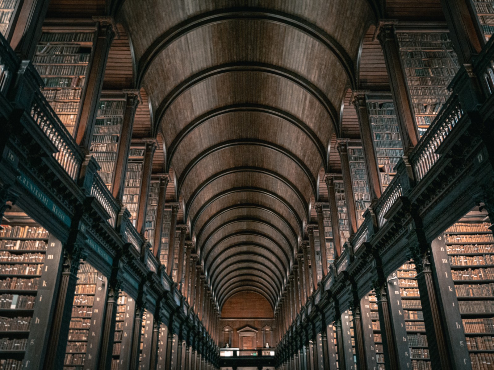 Books at the Trinity College Library